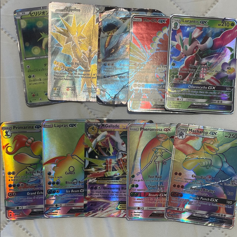 Pokemon GX and EX Holofoil Card Collection